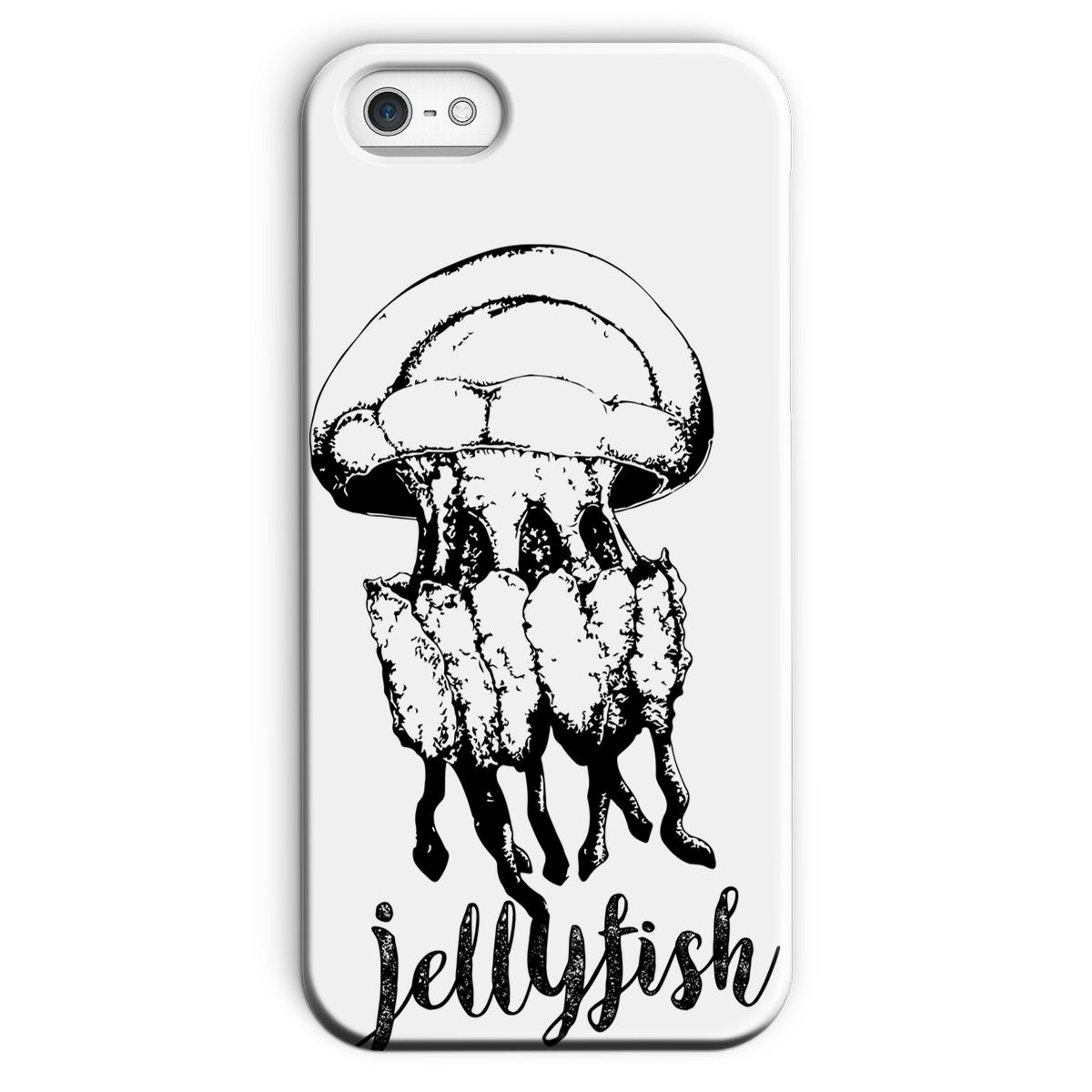 AQUA B&W – 02 – Qualle – Snap Phone Case