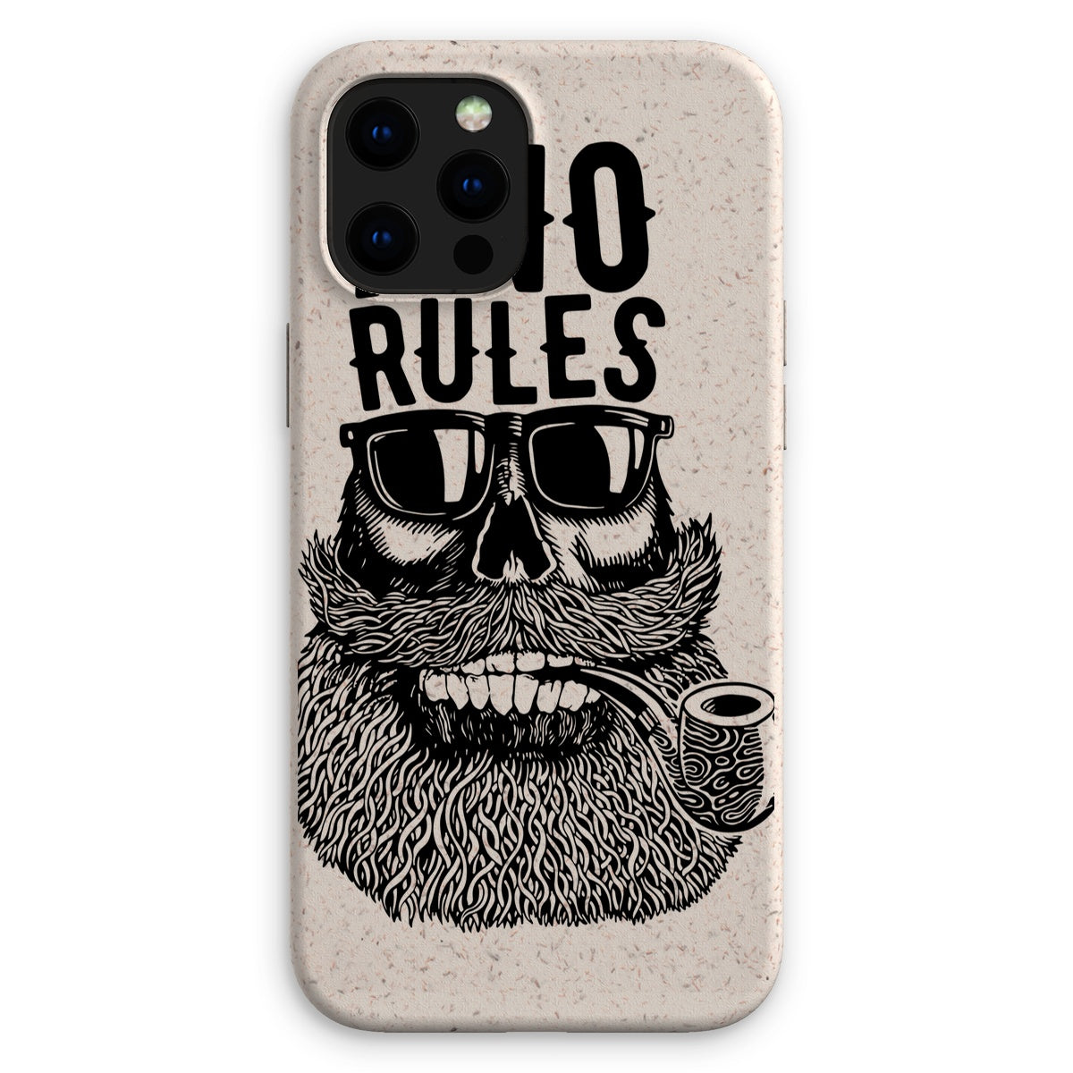 AQUA B&W - 04 - No Rules - Eco Phone Case