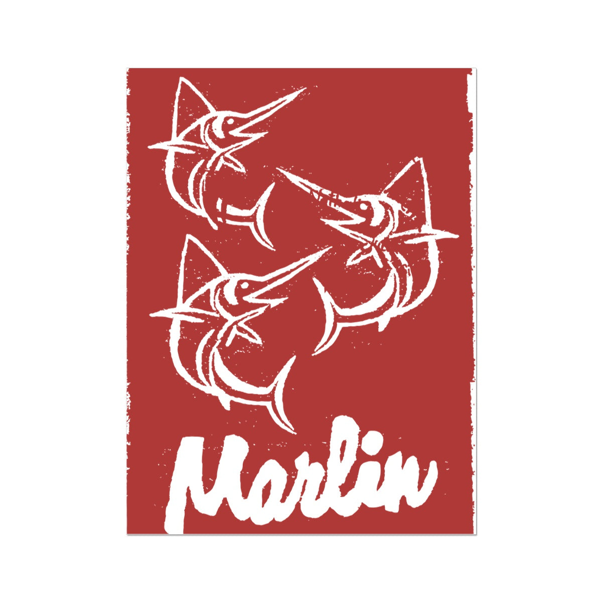 AQUA HMP2 - 07 - Marlin - Wall Art Poster