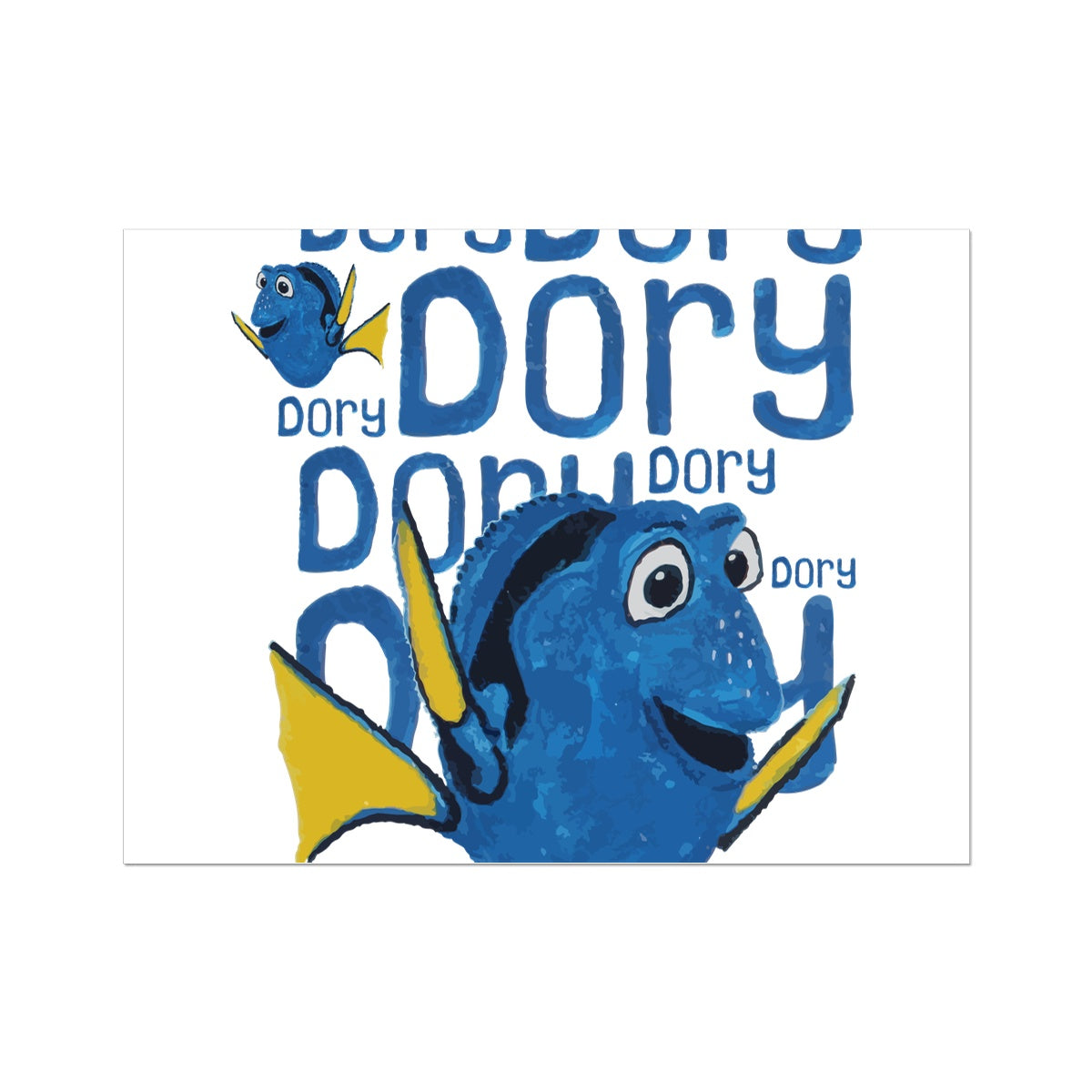 AQUA HMP2 - 03 -Dory - Wall Art Poster