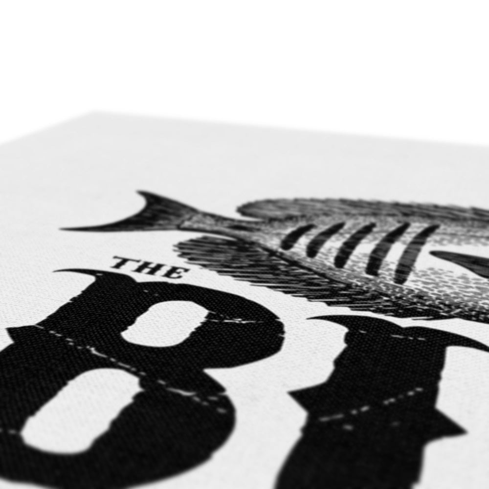 AQUA B&W - 01 -Big Fish - Eco Canvas