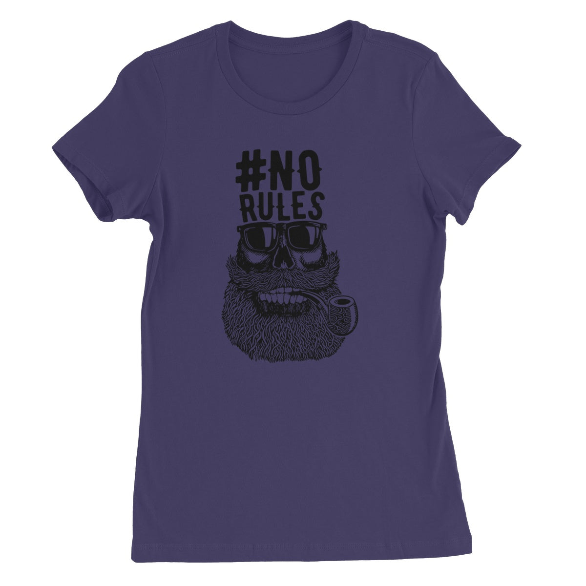 AQUA B&W - 04 - No Rules - Women's Fine Jersey T-Shirt