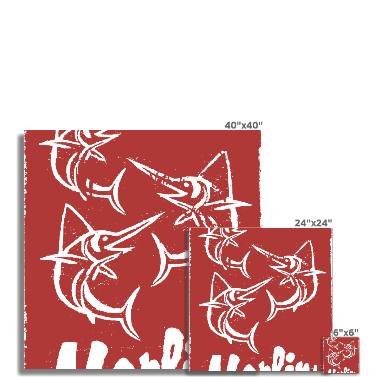 AQUA HMP2 - 07 - Marlin - Wall Art Poster