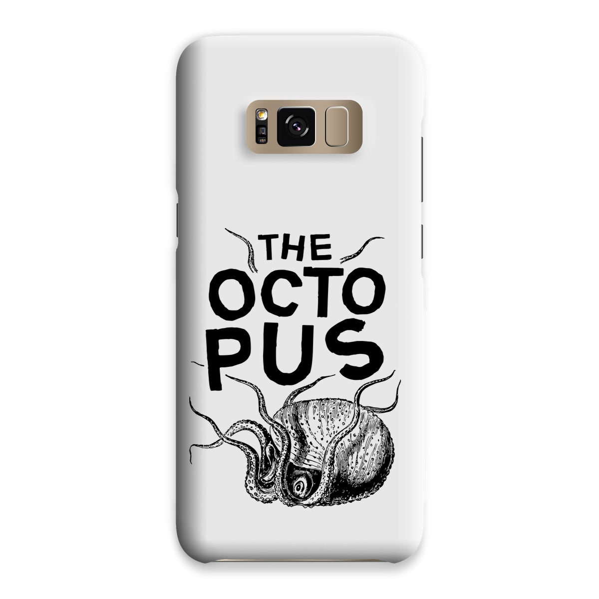 AQUA B&W - 03 - Octopus - Snap Phone Case