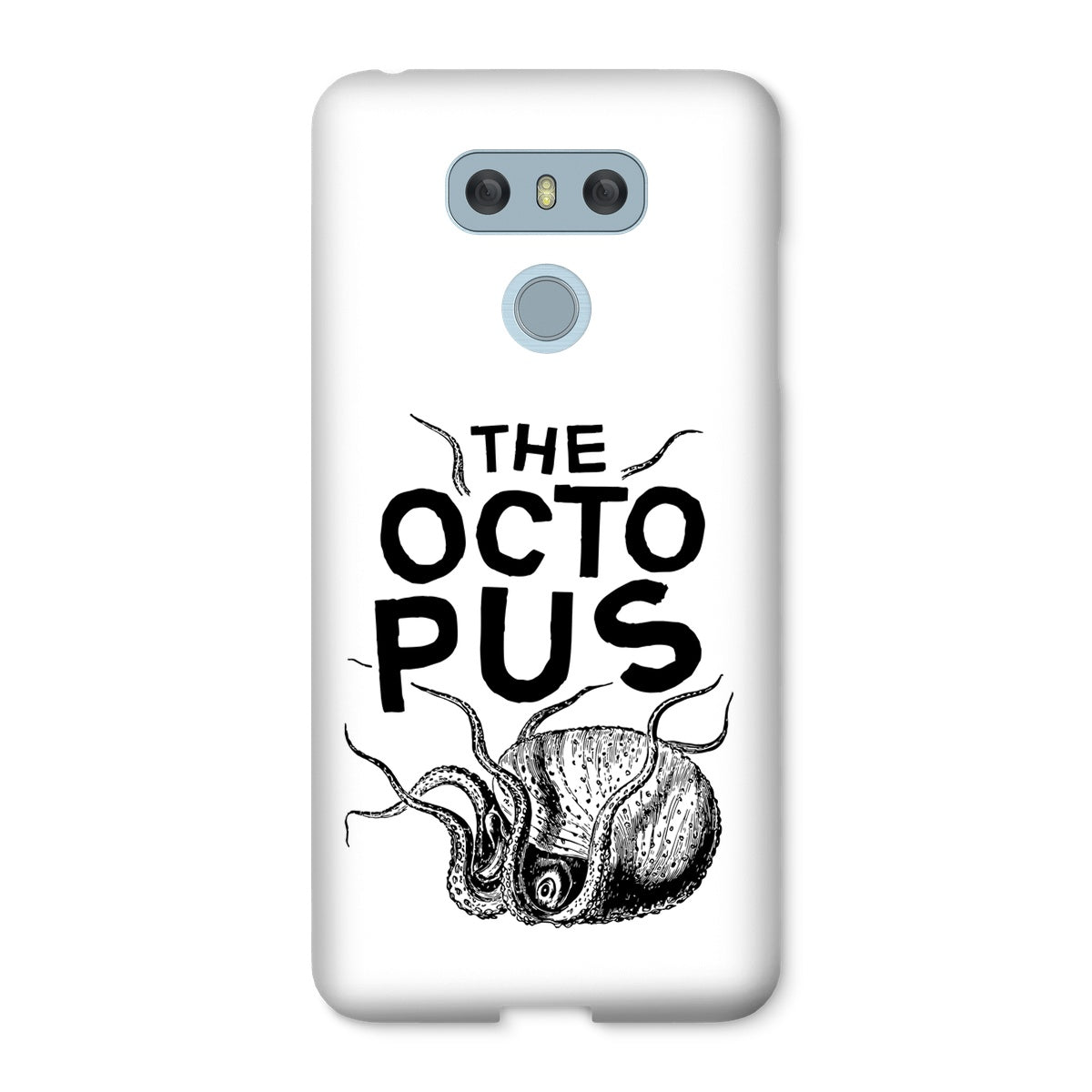 AQUA B&W - 03 - Octopus - Snap Phone Case