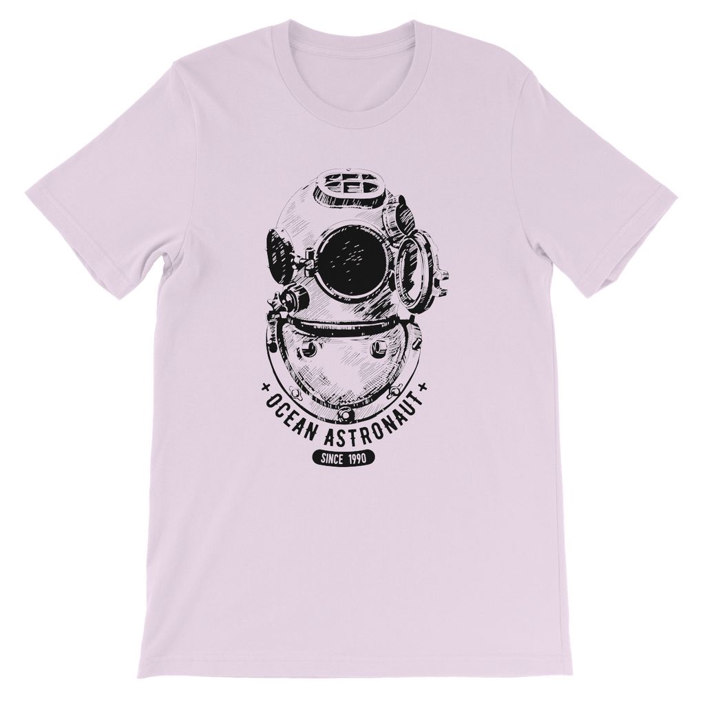 AQUA B&W - 05 - Ocean astronaut - Kids TShirt-Apparel-AQUATICUS