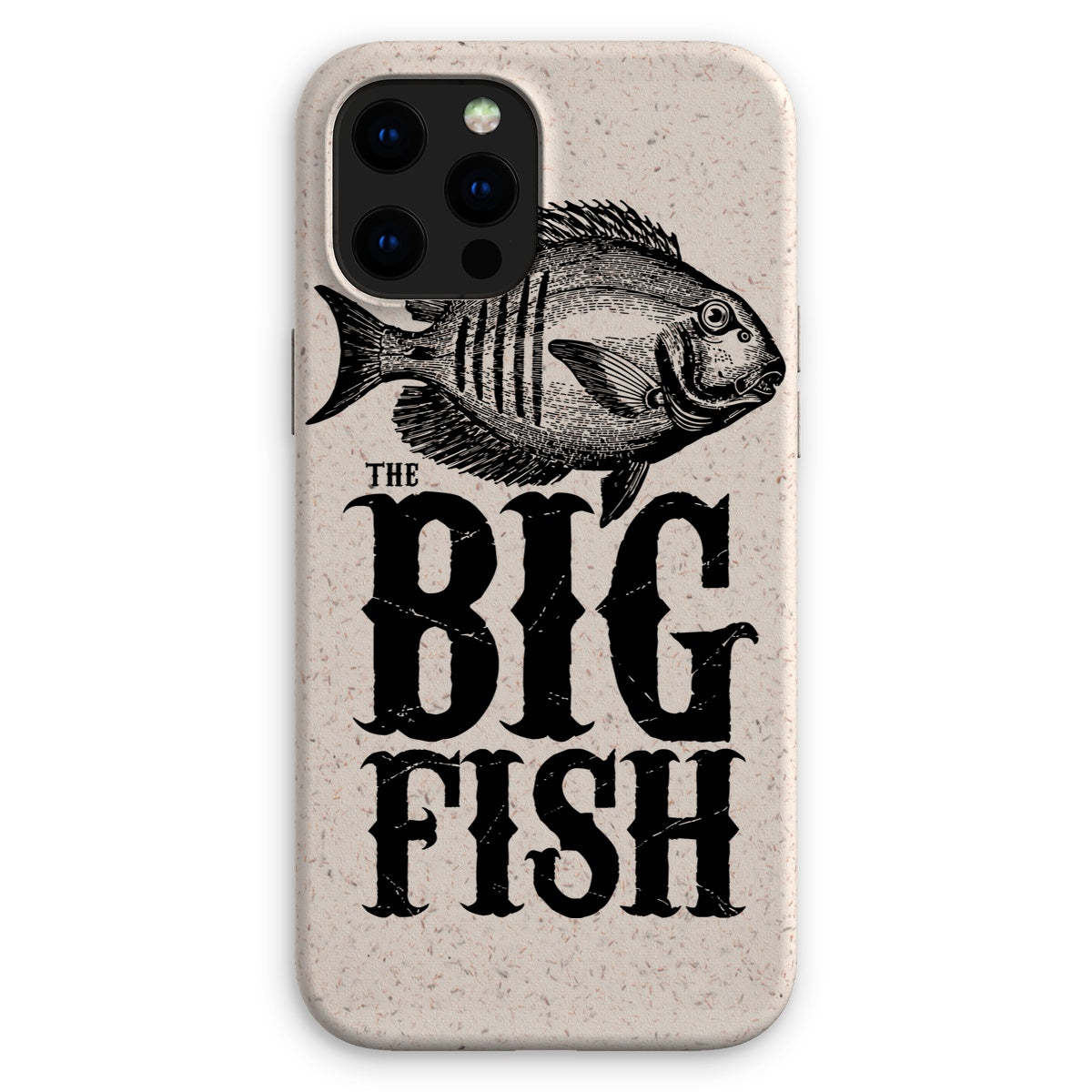 AQUA B&W - 01 -Peixe Grande - Capa Eco para Telefone