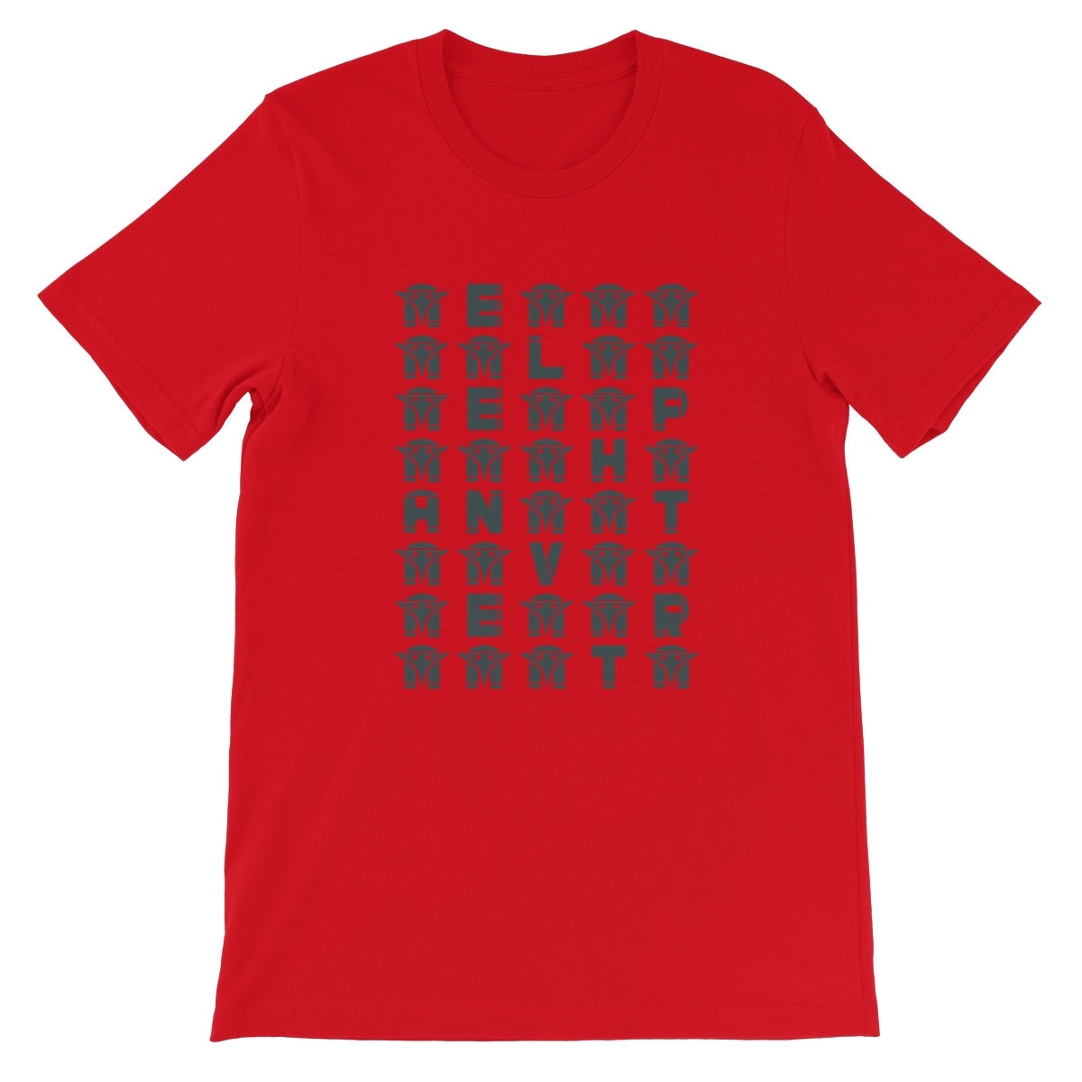 AQUA HMP2 - 04 - Elephant Vert - Unisex Fine Jersey T-Shirt