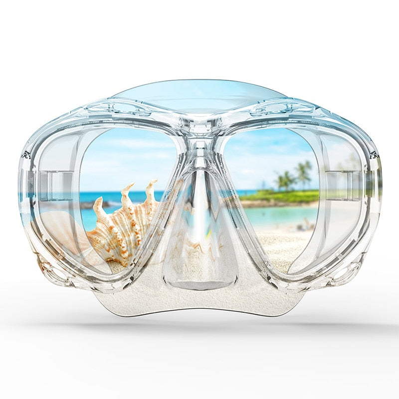 Copozz Brand Professional Skuba Diving Mask Goggles Watersports Snorkel Equipment Underwater Hunting Mask Presbyopia Myopia Lens