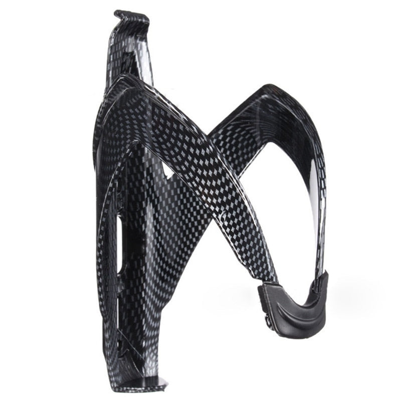 Preto fibra de carbono bicicleta garrafa de água de vidro titular mtb ciclismo estrada garrafa de água gaiolas acessórios da bicicleta