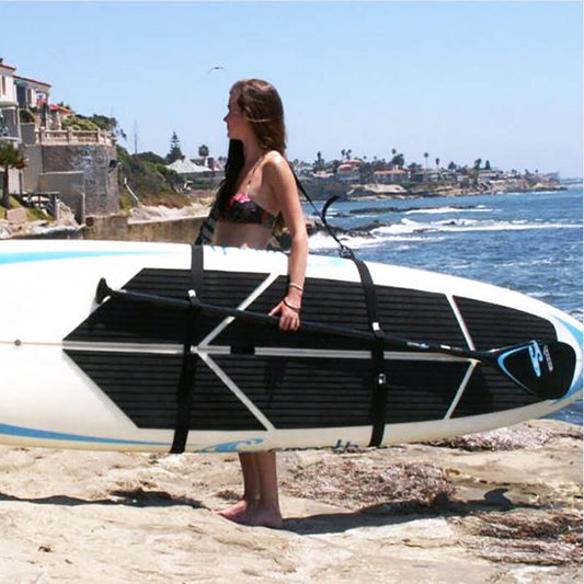 Windsurfing Adjustable Stand Up Surfing Surf Paddle Board Carrier Surfboard Shoulder Strap Carry Sling for Stand Up Paddle Board