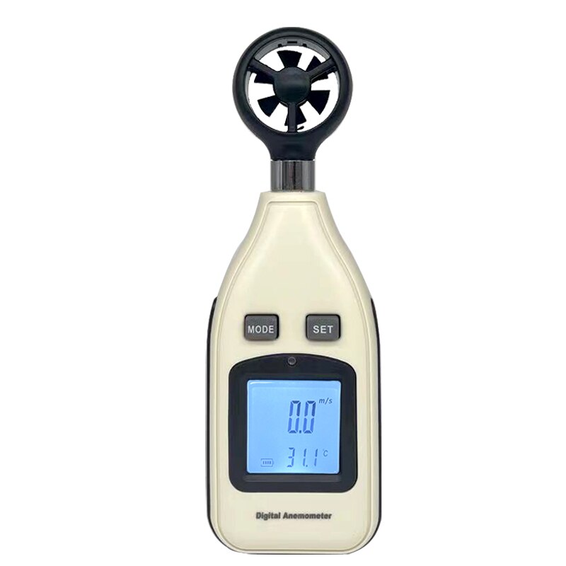 2-in-1 Air Anemometer Wind Speed Measuring Instruments Device With Wind Sensor For Windsurf,Shooting,Dron Flying,Hiking,Surfing