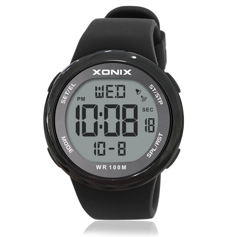 2022 XONIX Sports Luxury Men Relogio Masculino LED Digital Diving Swimming Reloj Hombre Acrylic Mirror Sumergible Wristwatch NY