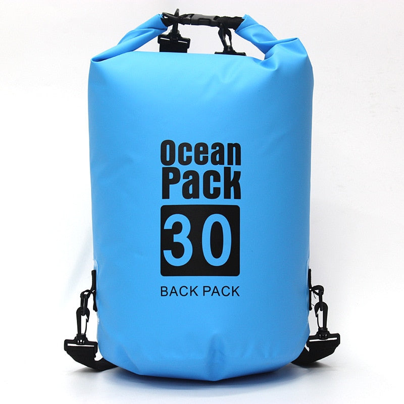 Sacos de trekking rio esporte mergulho balde saco oceano pacote ombro deriva saco ao ar livre à prova dwaterproof água natação flutuante saco secagem