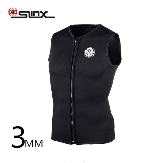 SLINX Outdoor Unisex Wetsuits 3MM Neoprene Sem Mangas Colete para Mergulho Surf Windsurf Kitesurf