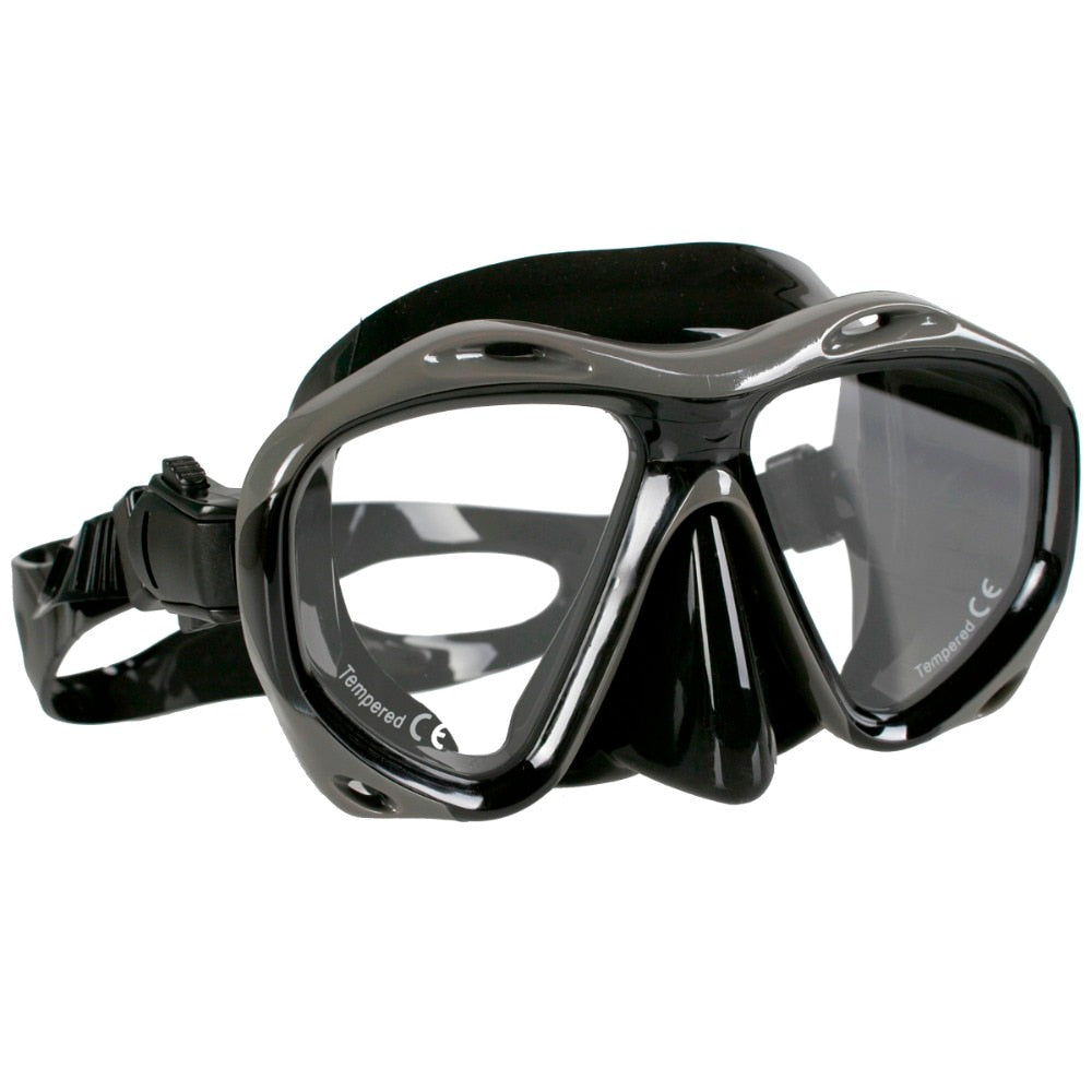 Copozz Brand Professional Skuba Diving Mask Goggles Watersports Snorkel Equipment Underwater Hunting Mask Presbyopia Myopia Lens