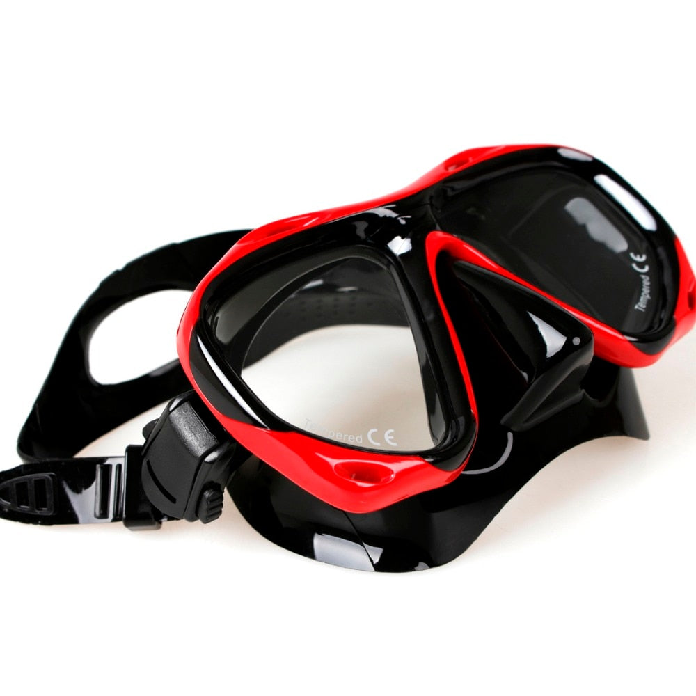 Copozz Brand Professional Skuba Diving Mask Goggles Watersports Snorkel Equipment Underwater Hunting Mask Presbyopia Myopia Lens