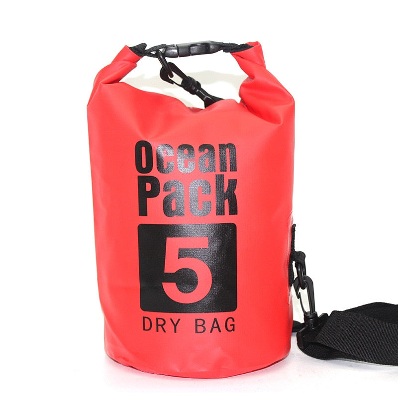 Sacos de trekking rio esporte mergulho balde saco oceano pacote ombro deriva saco ao ar livre à prova dwaterproof água natação flutuante saco secagem