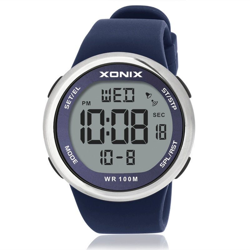2022 XONIX Sports Luxury Men Relogio Masculino LED Digital Diving Swimming Reloj Hombre Acrylic Mirror Sumergible Wristwatch NY