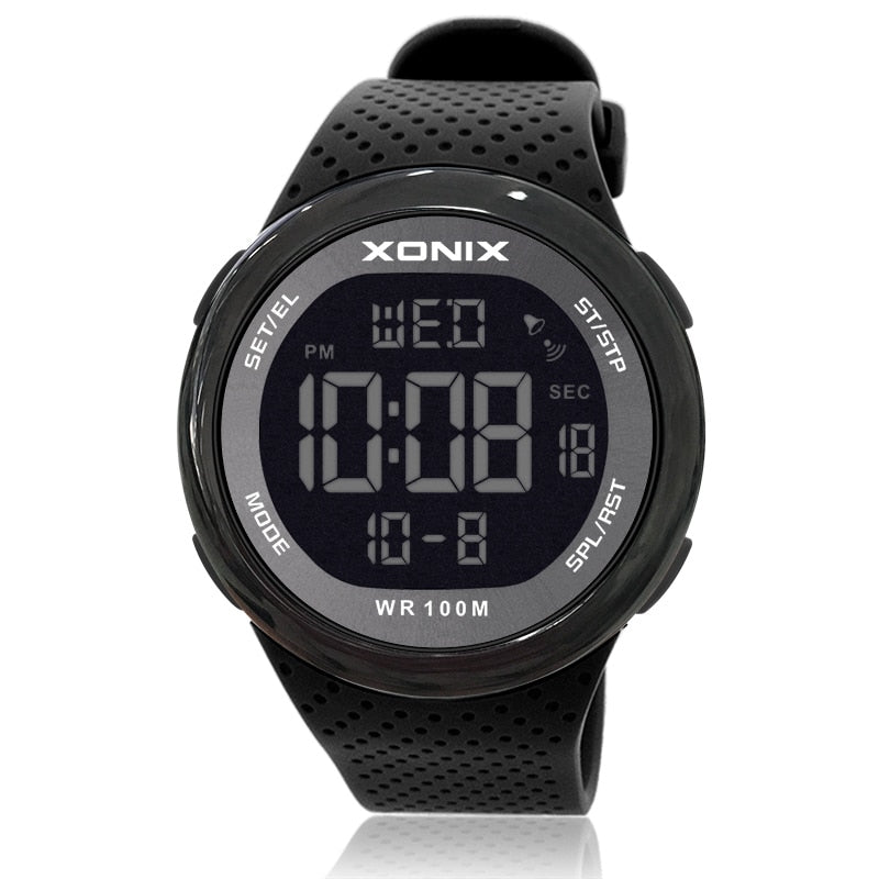 2022 XONIX Sports Luxury Men Relogio Masculino LED Digital Diving Swimming Reloj Hombre Acrylic Mirror Sumergible Wristwatch NY
