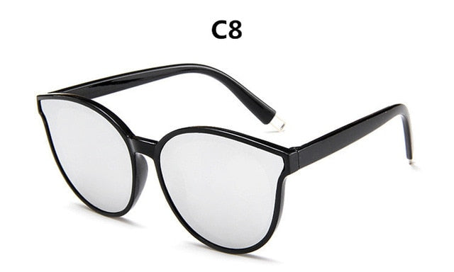 farbe luxus top mode cat eye brille sonnenbrille frauen markendesigner blau meer sonnenbrille dame weiblich oculos de sol UV400