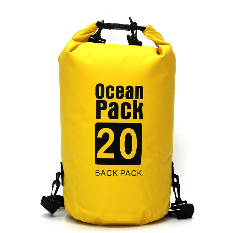 Sacos de trekking rio esporte mergulho balde saco oceano pacote ombro deriva saco ao ar livre à prova dwaterproof água natação flutuante saco secagem