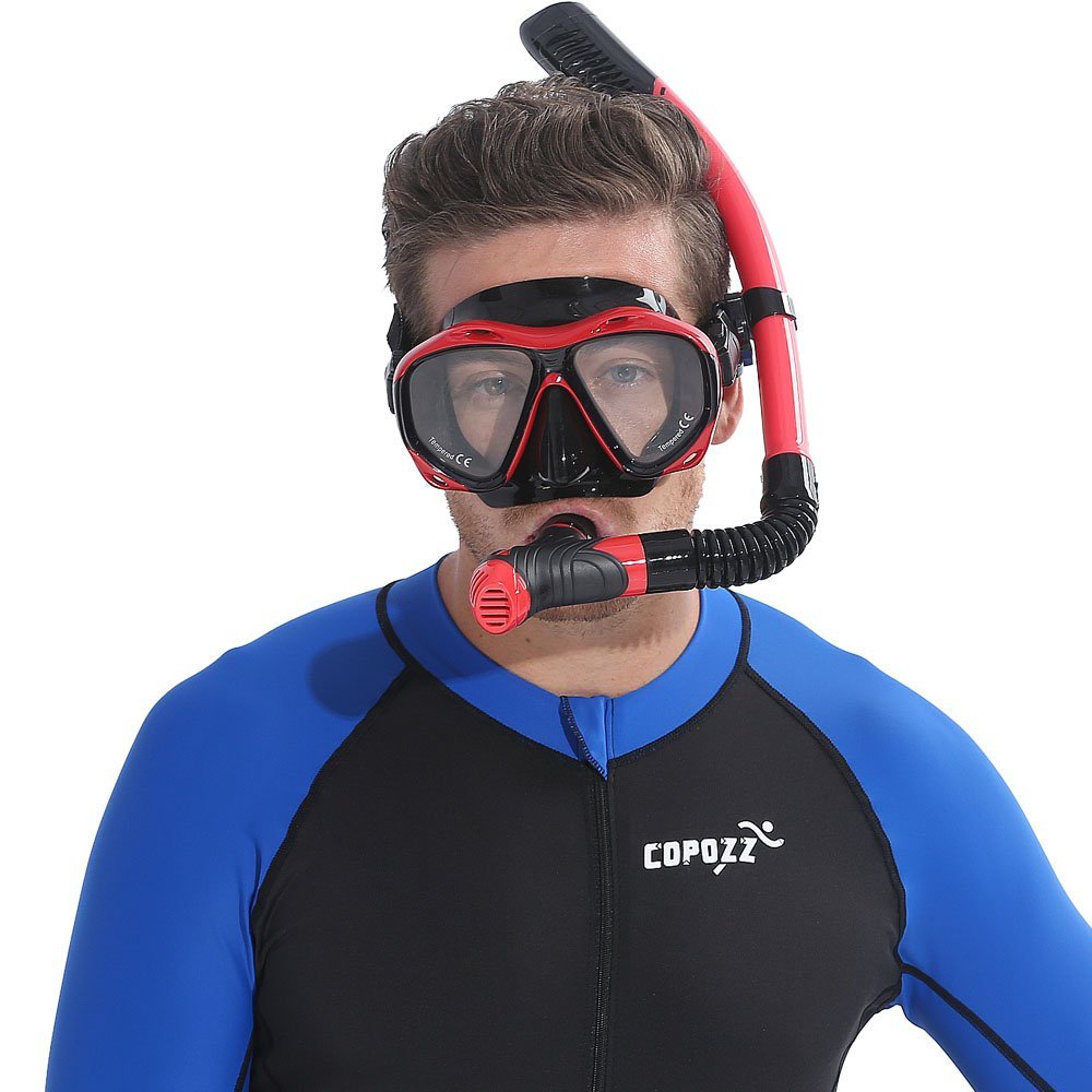 Copozz Brand Professional Skuba Diving Mask Goggles Watersports Snorkel Equipment Underwater Hunting Mask Presbyopia Myopia Lens