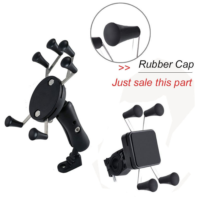 XMXCZKJ Bicycle Mobile Cell Phone Holder Accessories Support Stand For X-Grip Silicone Cap Smartphone Bike Motorcycle Grip Mount