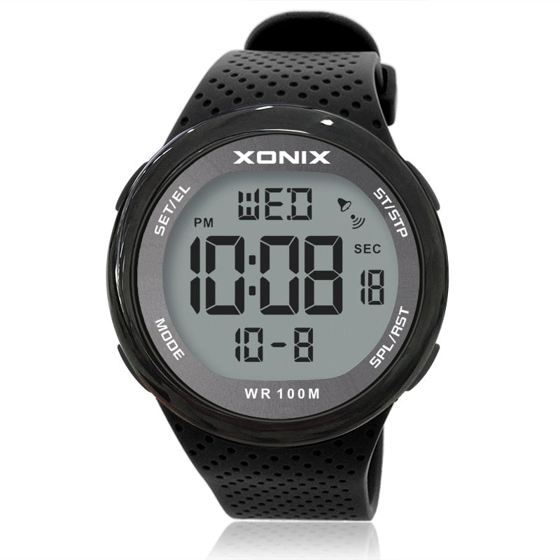 2022 XONIX Sports Luxury Men Relogio Masculino LED Digital Diving Swimming Reloj Hombre Acrylic Mirror Sumergible Wristwatch NY