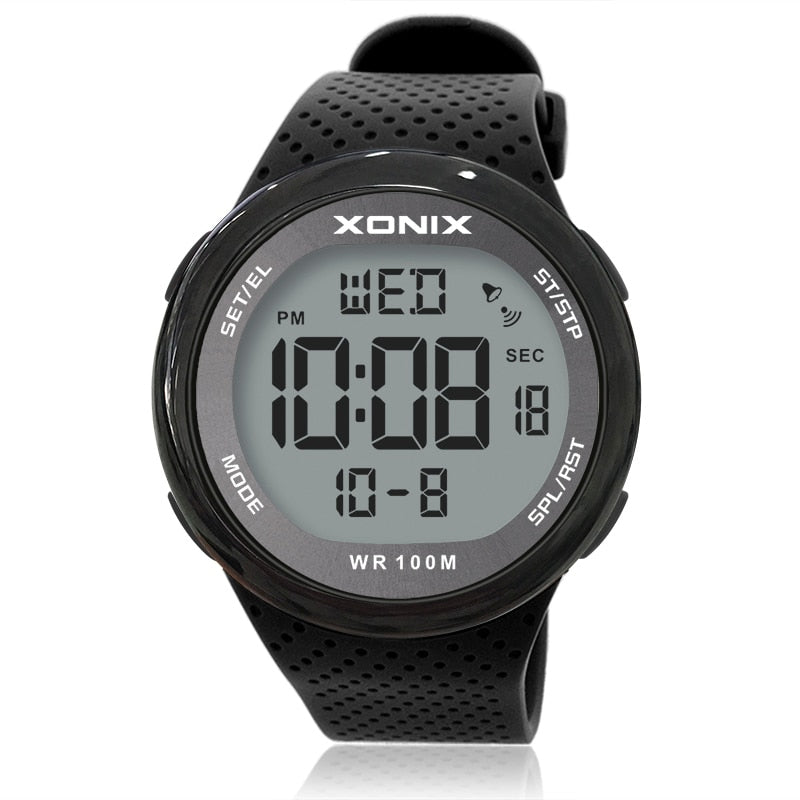 2022 XONIX Sports Luxury Men Relogio Masculino LED Digital Diving Swimming Reloj Hombre  Acrylic Mirror Sumergible Wristwatch NY