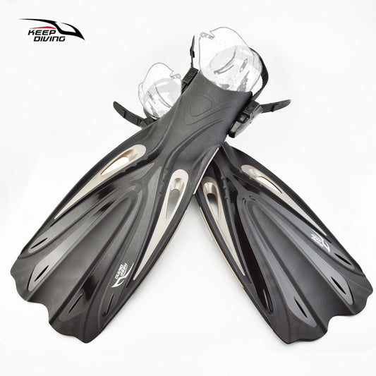Keep Diving Open Heel Scuba Diving Long Fins Adjustable Snorkeling Swim Flippers Special For Diving Boots Shoes Monofin Gear