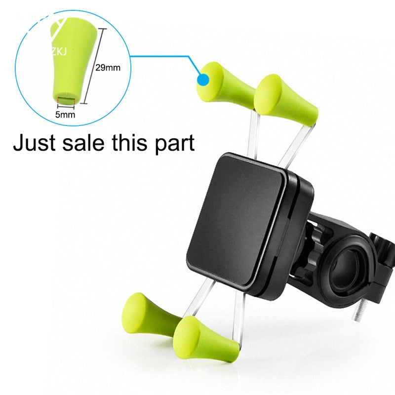 XMXCZKJ Bicycle Mobile Cell Phone Holder Accessories Support Stand For X-Grip Silicone Cap Smartphone Bike Motorcycle Grip Mount