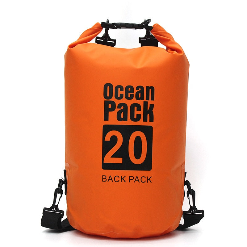Sacos de trekking rio esporte mergulho balde saco oceano pacote ombro deriva saco ao ar livre à prova dwaterproof água natação flutuante saco secagem