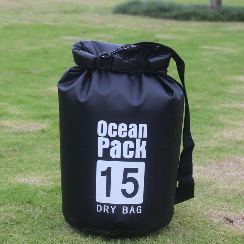 Sacos de trekking rio esporte mergulho balde saco oceano pacote ombro deriva saco ao ar livre à prova dwaterproof água natação flutuante saco secagem