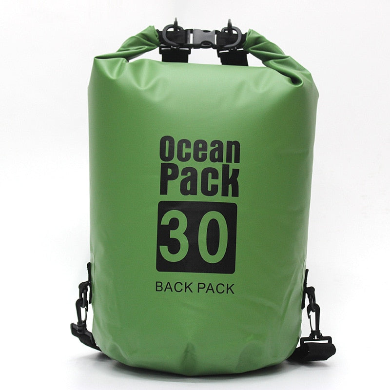 Sacos de trekking rio esporte mergulho balde saco oceano pacote ombro deriva saco ao ar livre à prova dwaterproof água natação flutuante saco secagem