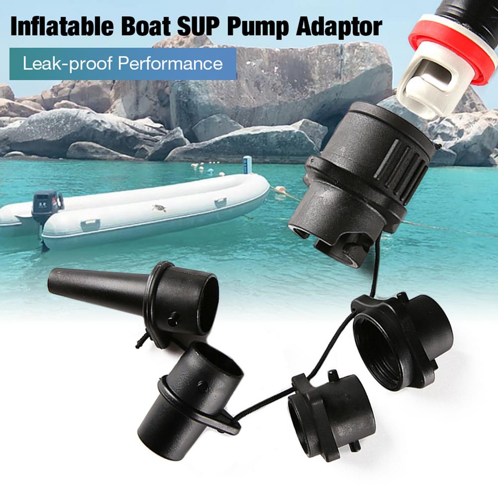 Valve Adapter SUP Pump Adapter Surf Paddle Board Dinghy Tool Canoe Assault Boat 4 Nozzle Iatable Rowing Boat Air Valves Лодки