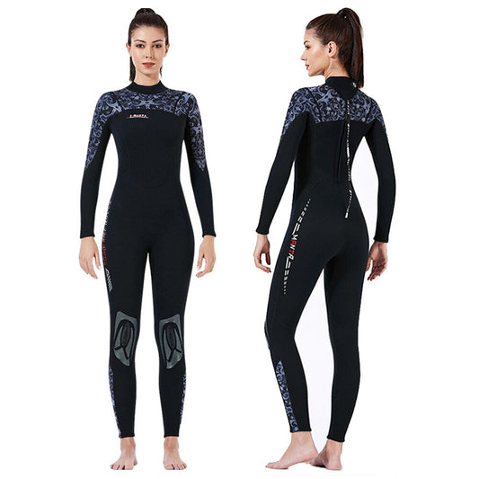 Neoprene 3mm wetsuit feminino pesca subaquática kitesurf caça windsurf mergulho roupas de surf caça submarina mergulho terno