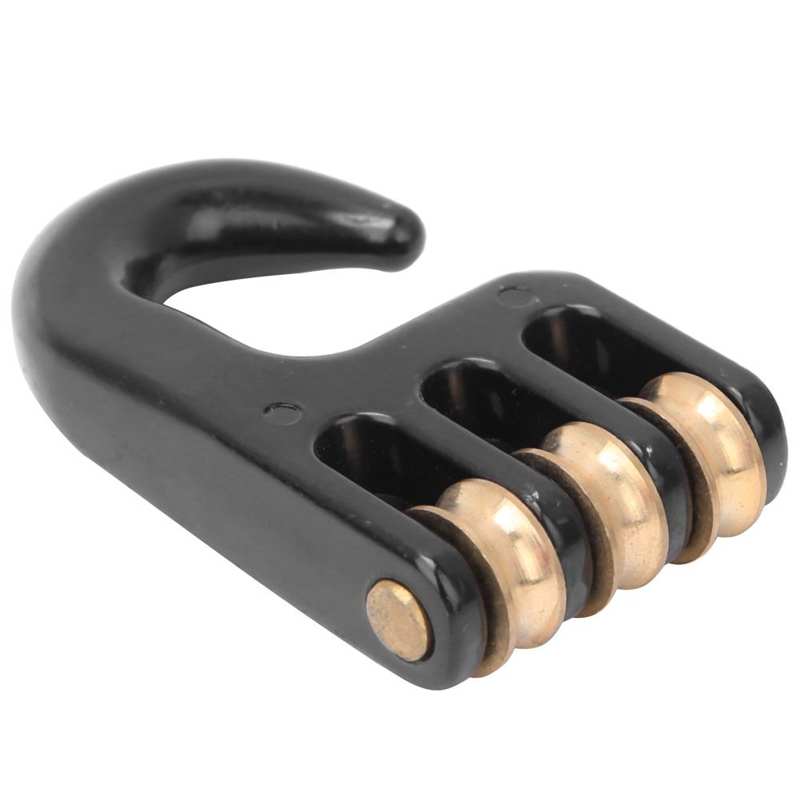 Aluminiumlegierung Schwarz Universal Windsurf Rigging Pulley Haken 3 Rollen Rad Windsurfing Hardware Zubehör