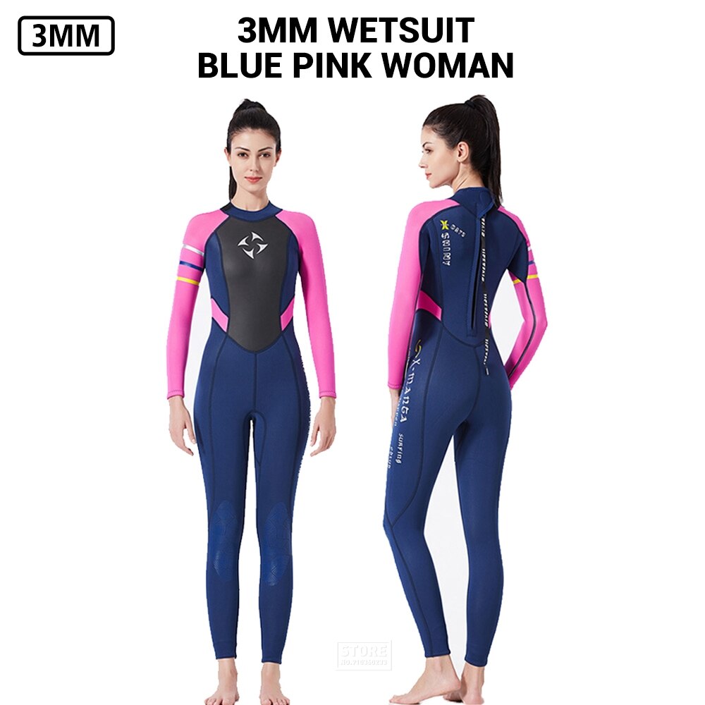 Neoprene 3MM Wetsuit Women Underwater Fishing Kitesurf Hunting Windsurf Snorkeling Surf Clothes Spearfishing Scuba Diving Suit