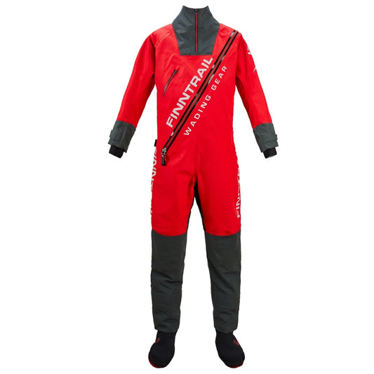 Waterproof Dry Suit One-piece Drysuit Wading for Kayak Canoe ATV/UTV Water Sport Wader Finn-Trail Men Women Wetsuit