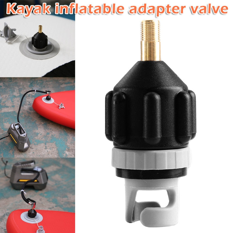 1pc Inflatable Boat SUP Pump Adapter Air Pump Valve for Kayaking THJ99