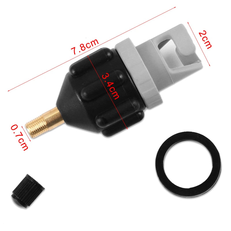 1pc Inflatable Boat SUP Pump Adapter Air Pump Valve for Kayaking THJ99