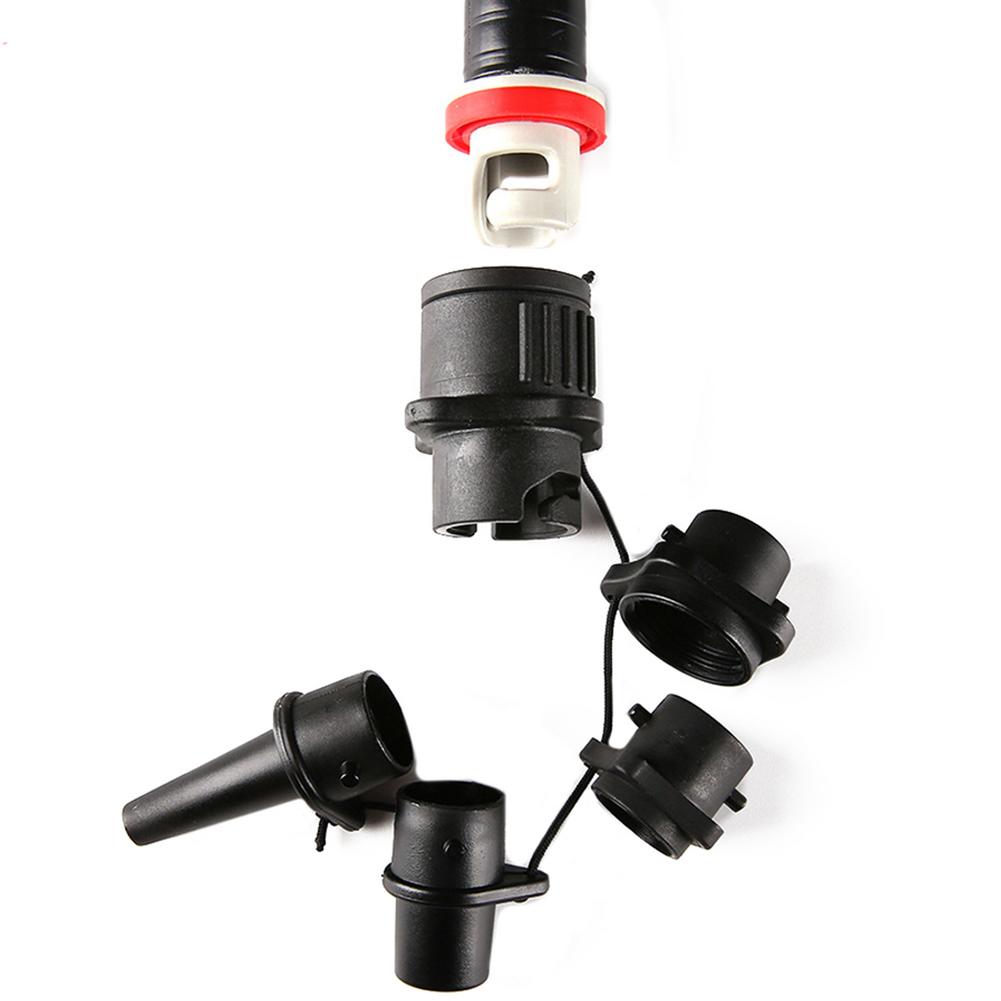 Valve Adapter SUP Pump Adapter Surf Paddle Board Dinghy Tool Canoe Assault Boat 4 Nozzle Iatable Rowing Boat Air Valves Лодки