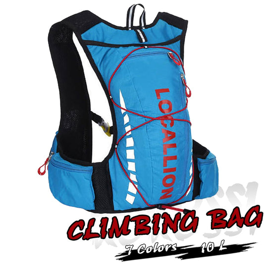 Outdoor Sport Bag 10L Professional Cycling Bicycle Bike Backpack Packsack Running Backpack Fishing Vest Bag Hydration Pack LK508