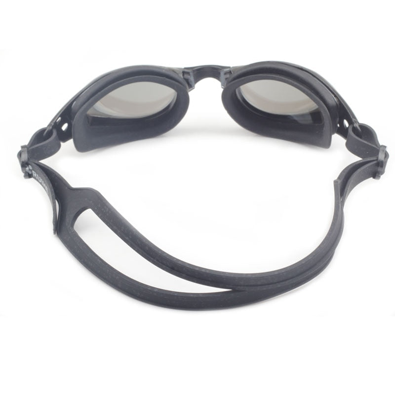 Myopia Swimming glasses -1.0~-10 Waterproof Anti-Fog arena Prescription swim eyewear water Silicone Big diving goggles Men Women