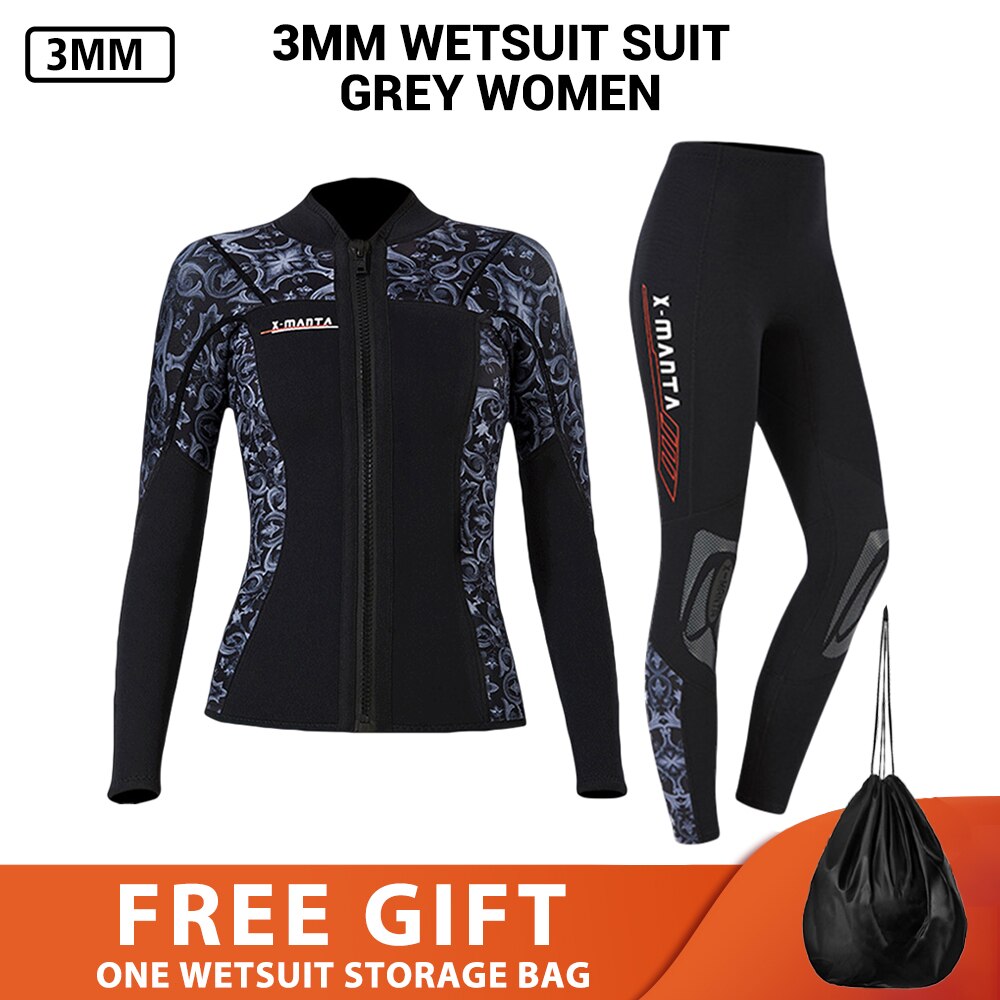 Neoprene 2MM 3MM Men Women Wetsuit Jacket Scuba Diving Suit Surf Snorkeling Underwater Fishing Spearfishing Kitesurf Equipment