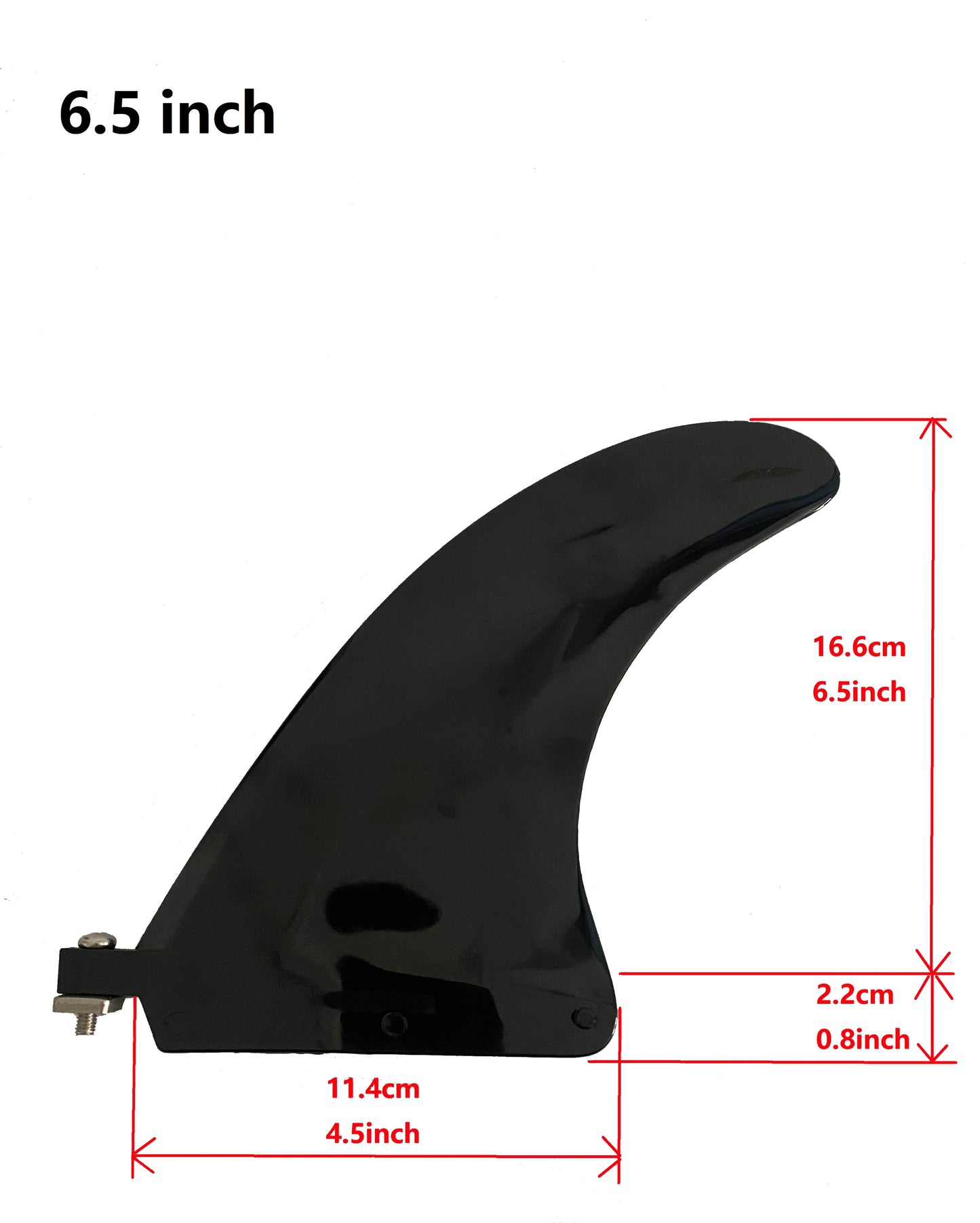 6.5/8/9.5/10 inch Surf Fin SUP Single Center Fin Nylon Long Board Surf Board Paddle Board With Fin Screw Surfing Accessories