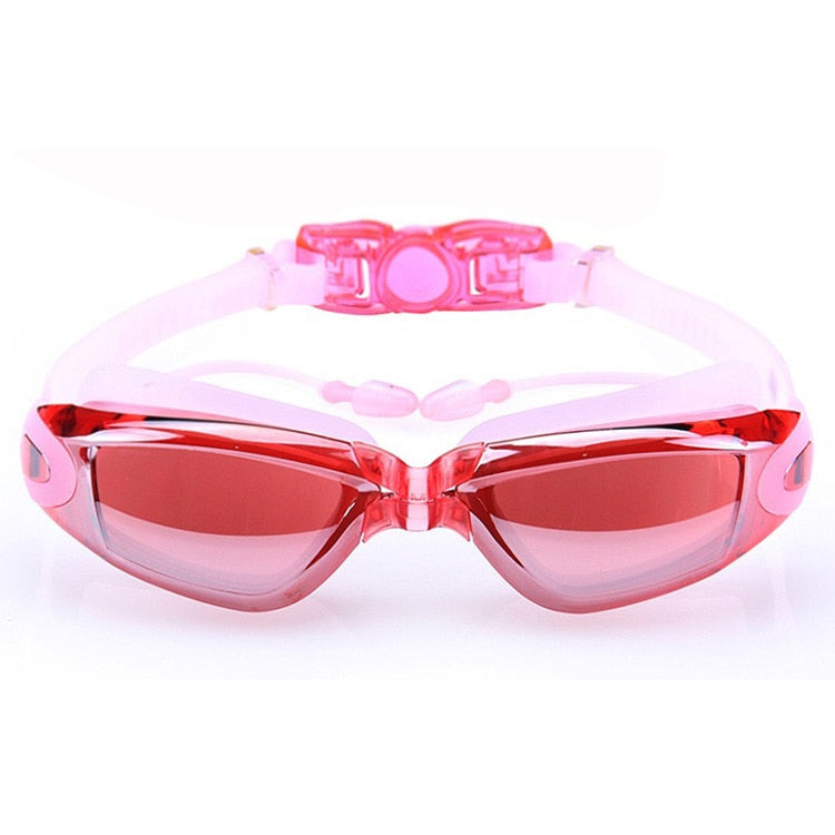 Galvanik UV-wasserdicht Anti-Fog Bademode Brillen Schwimmen Tauchen Wasserbrille Gafas Verstellbare Schwimmbrille Damen Herren