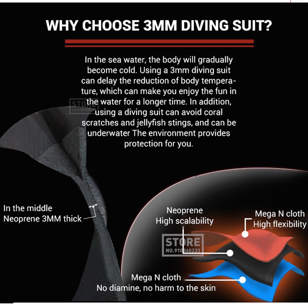 1.5MM Neoprene Scuba Diving Suit Men Underwater Fishing Wetsuit Surf Spearfishing Snorkeling Windsurf  Wet Suit Clothes