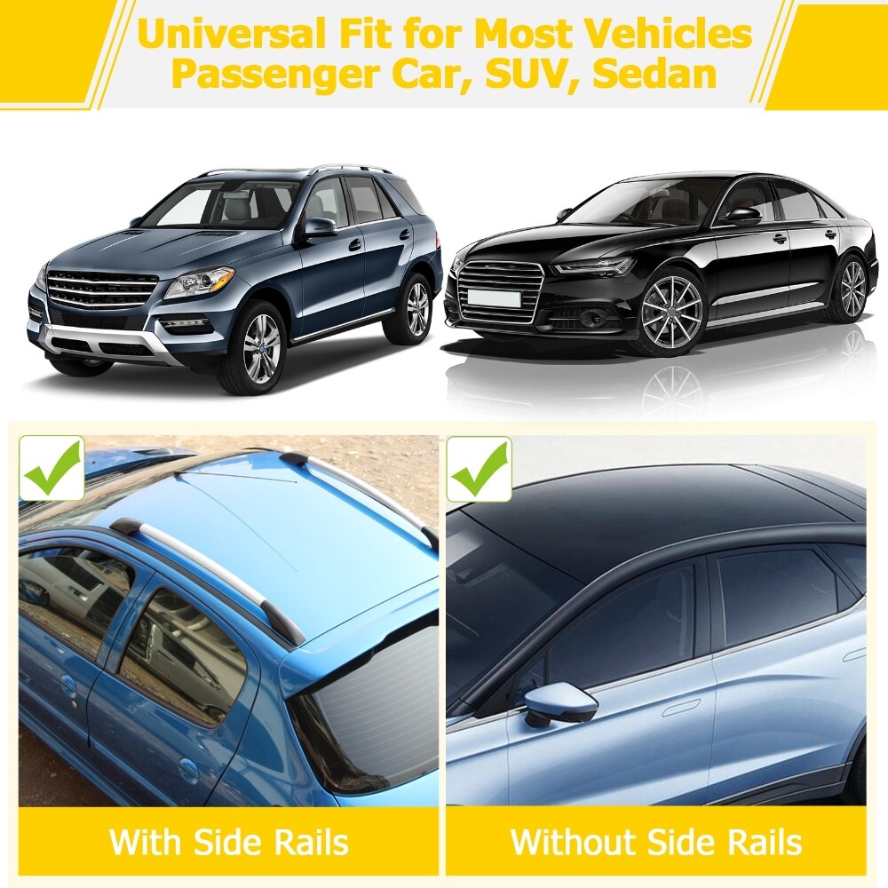 Universal Soft Car Roof Rack Pads PVC 600D Oxford cloth for Kayak/Canoe/Snowboard/Windsurfing Luggage Carry Load 60kg Baggage